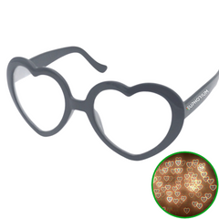 Heartception Diffraction Glasses