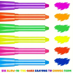 Glowrush UV Face & Body Crayons