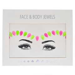 Glow In The Dark Tiara Face Gems