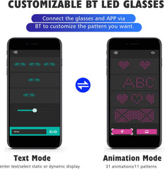 Magic LED Glasses (With App)